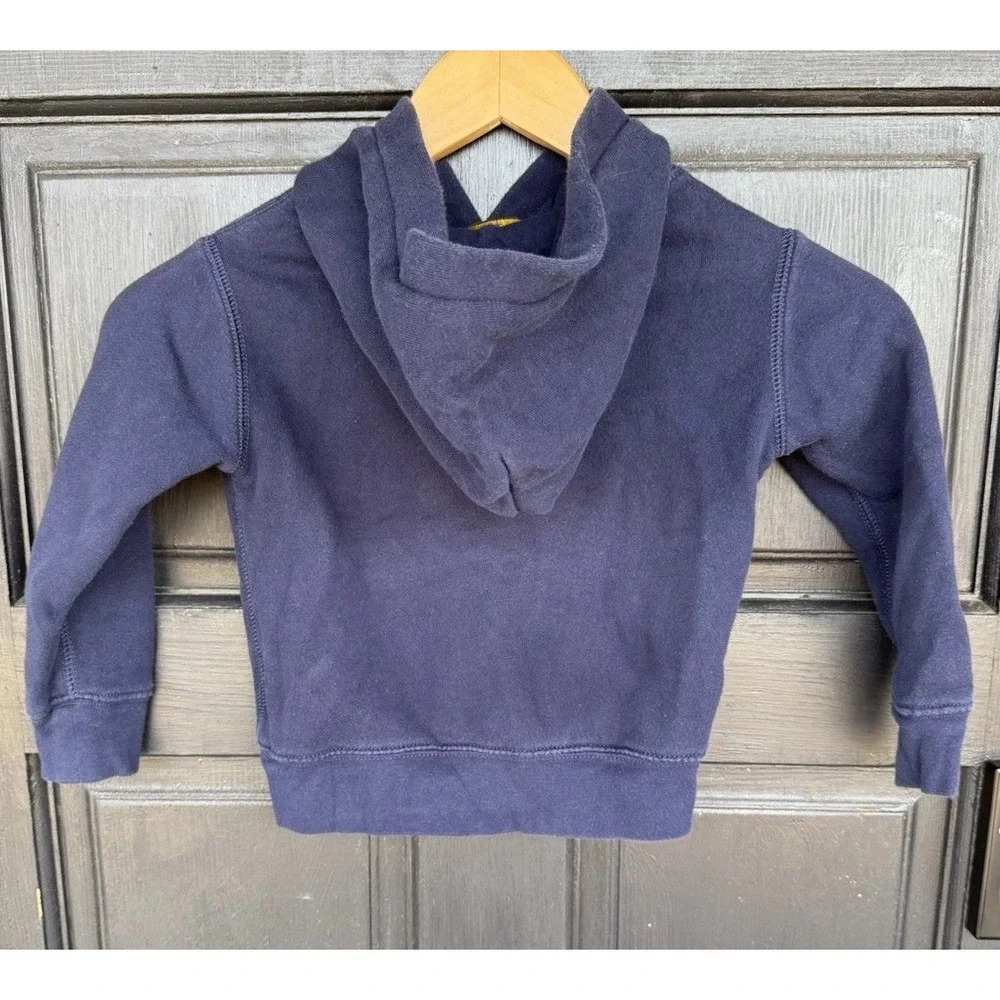Boys Polo Ralph Lauren Hoodie Sz 3T Navy Blue Arch Logo‎ Spell Out